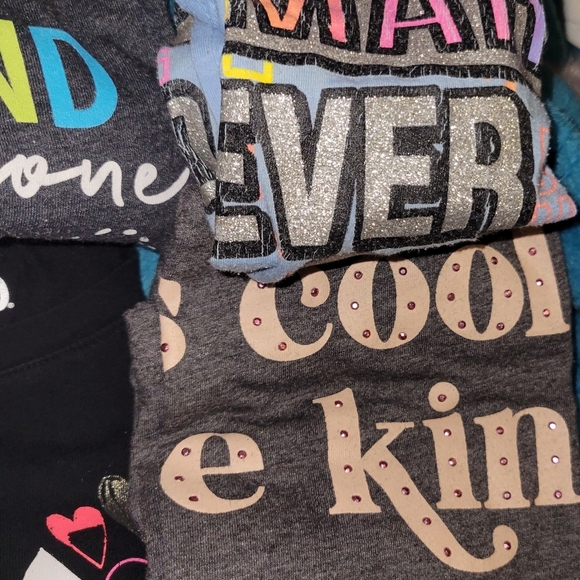 T-Shirts Bundle of 8 Big Girls Size Large 10-12 - Picture 7 of 7